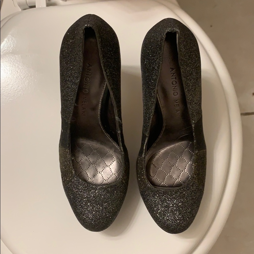 Antonio Melani silver heels